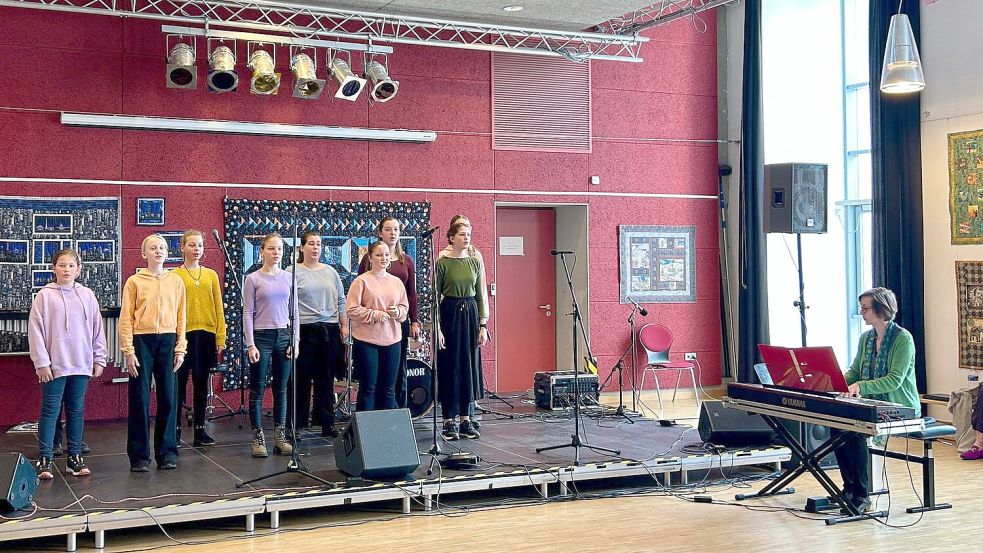 Auch der Jugendchor der Musischen Akademie trat auf. Foto: privat