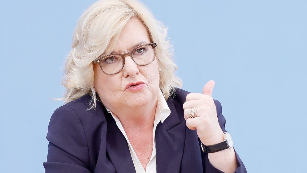 Vorstellung des Jahresberichtes 2023 mit der Wehrbeauftragten Eva Högl (SPD). Foto: dpa