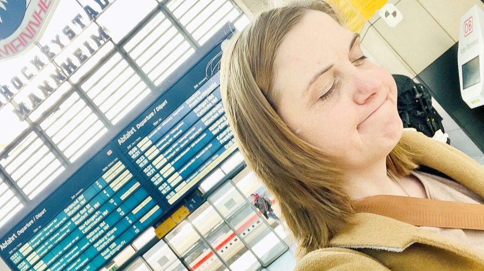 Es fährt kein Zug nach Ostfriesland: Redaktionsleiterin Nikola Nording versuchte im Bahnstreik aus der Schweiz nach Hause zu kommen. Weit kam sie nicht. Foto: Nording