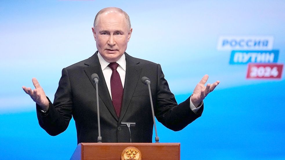 Kremlchef Wladimir Putin wertet das Wahlergebnis als Vertrauensbeweis der Bürger. Foto: Alexander Zemlianichenko/AP/dpa