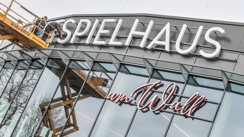 Das Festspielhaus am Wall soll am 19. April eröffnen. In dem Veranstaltungsort sind viele Events geplant. Foto: Ortgies/Archiv