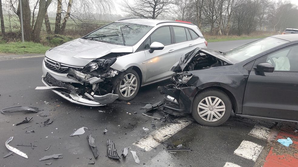 Einen Unfall hat es am Dienstagmorgen in Moormerland gegeben. Foto: Fäustel