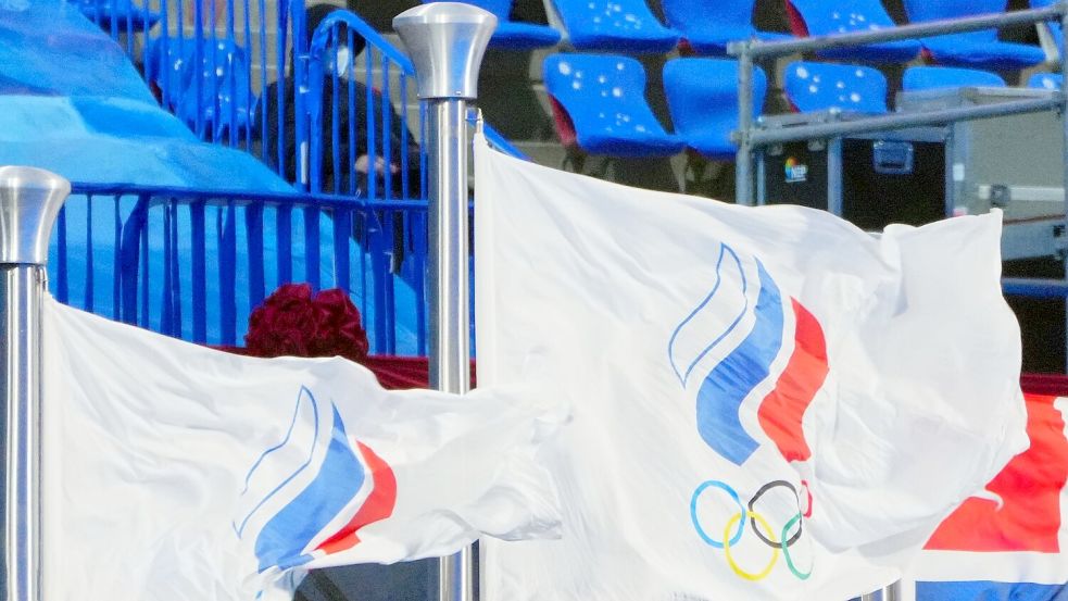 Russische und belarussische Sportler dürfen nicht an der Athletenparade bei der Eröffnungsfeier der Sommerspiele in Paris teilnehmen. Foto: Michael Kappeler/dpa/Symbolbild