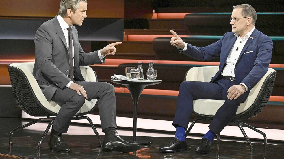 AfD-Co-Vorsitzender Tino Chrupalla am 6. Februar zu Gast bei Markus Lanz im ZDF. Foto: IMAGO/teutopress