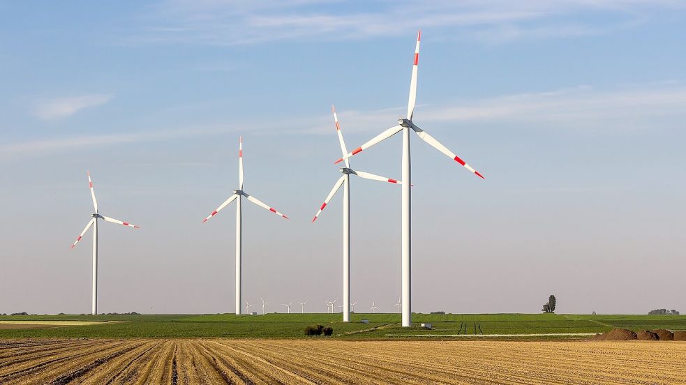 In der Krummhörn sollen Potenzialflächen für den Bau von Windkraftanlagen gefunden werden. Symbolbild: Pixabay