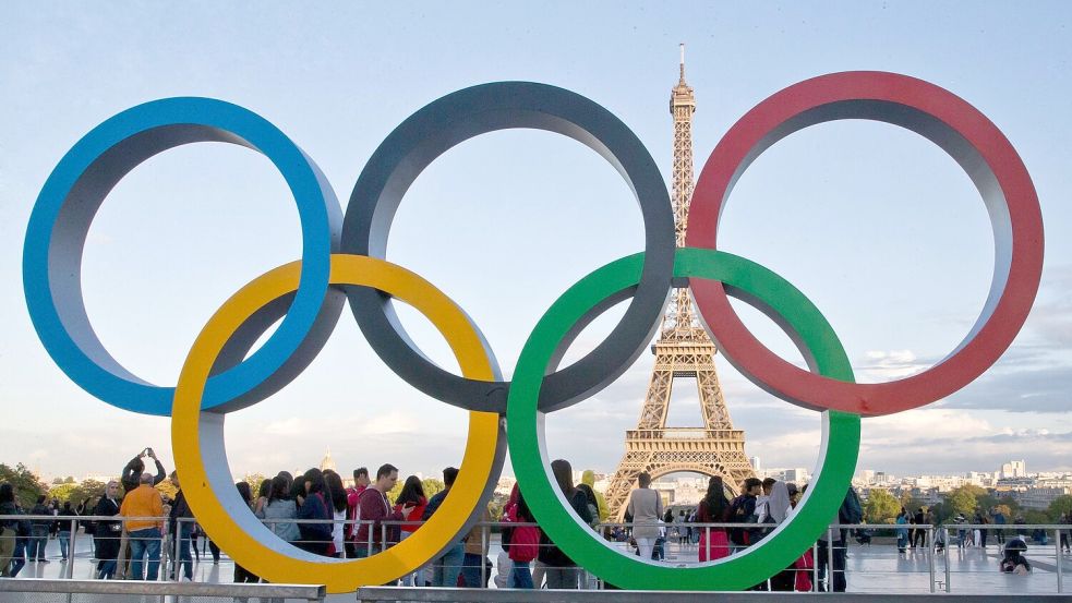 Der Startschuss für die Olympischen Spiele in Paris fällt am 26. Juli. Foto: Michel Euler/AP/dpa