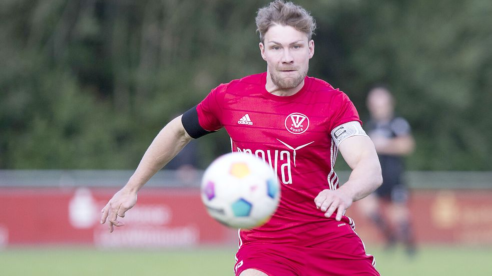 Eike Schmidt gehört zu Deutschlands besten Siebtliga-Torjägern. Im Sommer verlässt er den TV Bunde und die ostfriesische Bezirksliga. Foto. Doden, Emden