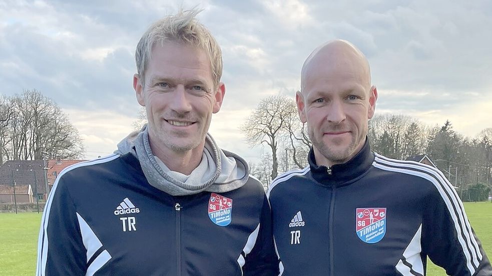 Frank Lünemann (rechts) und Jörn Janssen trainieren ab Sommer die C-Juniorinnen der SG TiMoNo. Foto: Privat