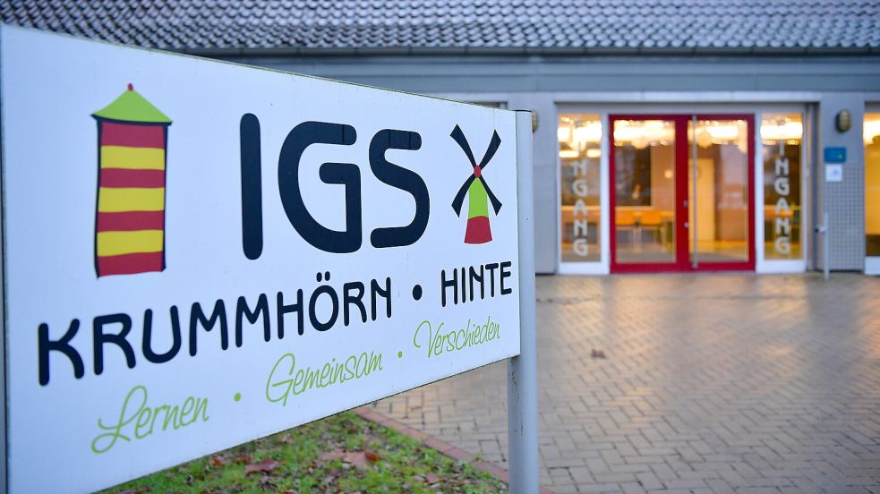 Der Standort der IGS in Hinte wurde im Auricher Kreistag in Frage gestellt. Foto: Wagenaar