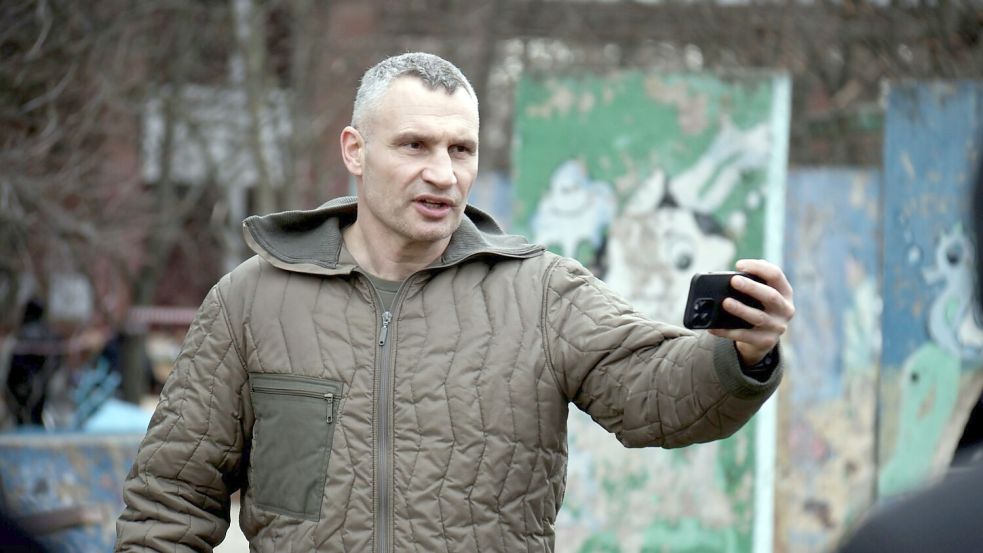 „Wenn Putin eine solche Entscheidung trifft, dann wird es eine blutige Entscheidung“, sagt Kiews Bürgermeister Vitali Klitschko. Foto: -/Ukrinform/dpa