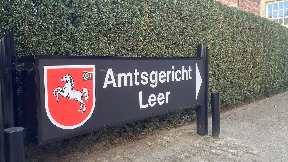 Vor dem Amtsgericht in Leer muss sich ein 32-Jähriger verantworten. Foto: Ortgies/Archiv