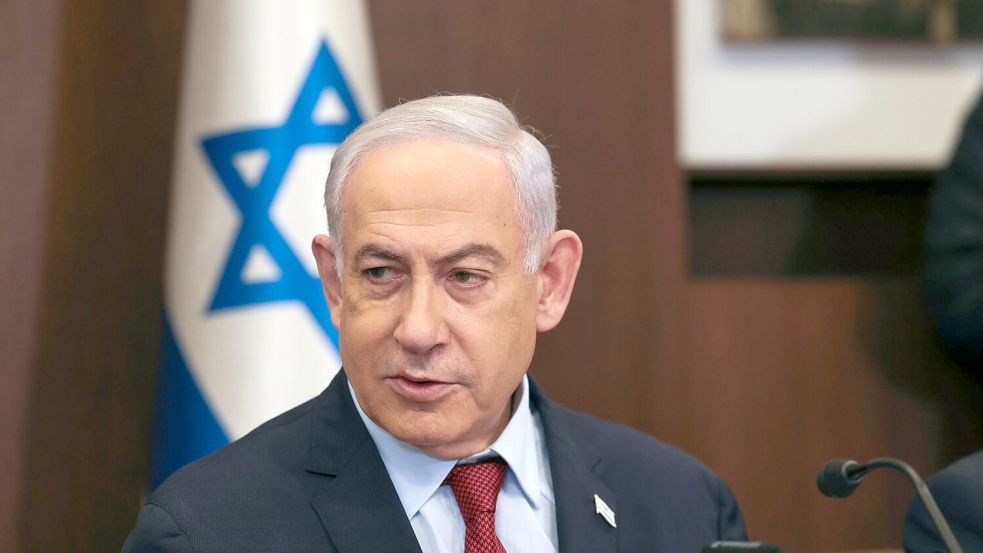 Benjamin Netanjahu war mehrere Tage im Hadassah-Ein Kerem-Krankenhaus . Foto: Ronen Zvulun/Pool Reuters/AP/dpa