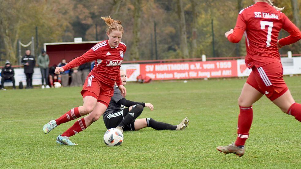 Kea Winkelmann (links) geht in ihre neunte Saison unter Trainer Jan-Henrik Koppelkamm. Foto: Privat