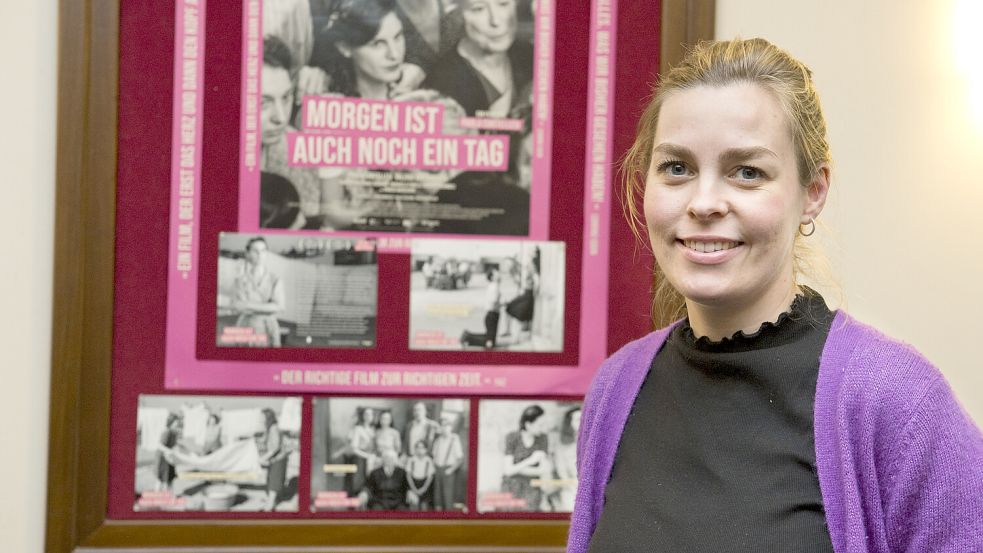 Jannah Elfert aus der Geschäftsführung des Cinema Arthouse empfiehlt diese Woche den Neustart des italienischen Erfolgsfilms „Morgen ist auch noch ein Tag“, der in Italien erfolgreicher als „Barbie“ und „Oppenheimer“ lief. Foto: Philipp Hülsmann