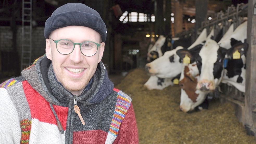Fraederk Meppen hat einen landwirtschaftlichen Betrieb in Etzel mit 100 Milchkühen. Sein Wissen teilte er jetzt mit afrikanischen Bauern. Foto: Ullrich