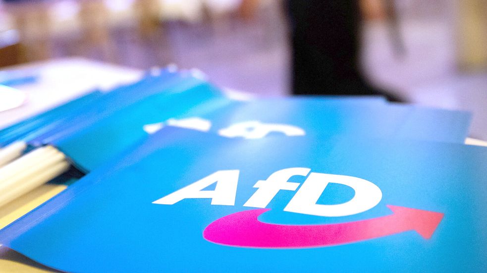 Die AfD Ostfriesland holt ihren Kreisparteitag nach. Foto: Karmann/DPA