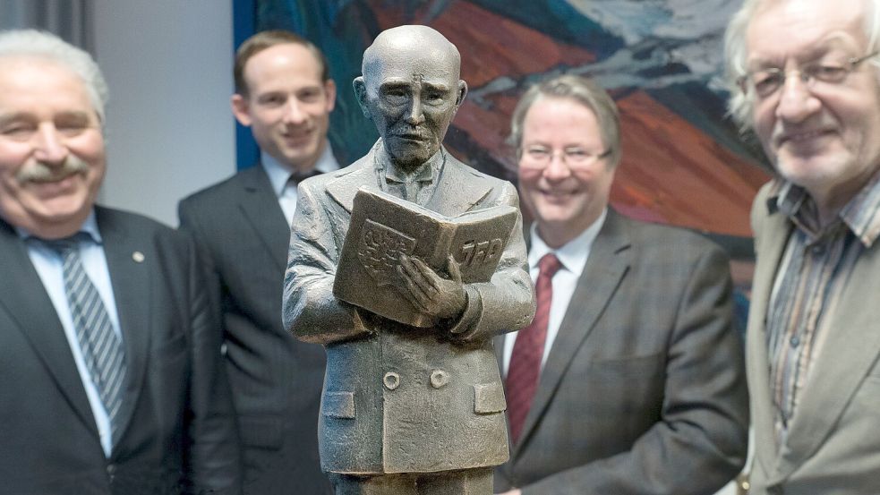 Diese Skulptur erhält der Preisträger des Johann-Friedrich-Dirks-Preises für Literatur. Archivfoto: Stadt Emden