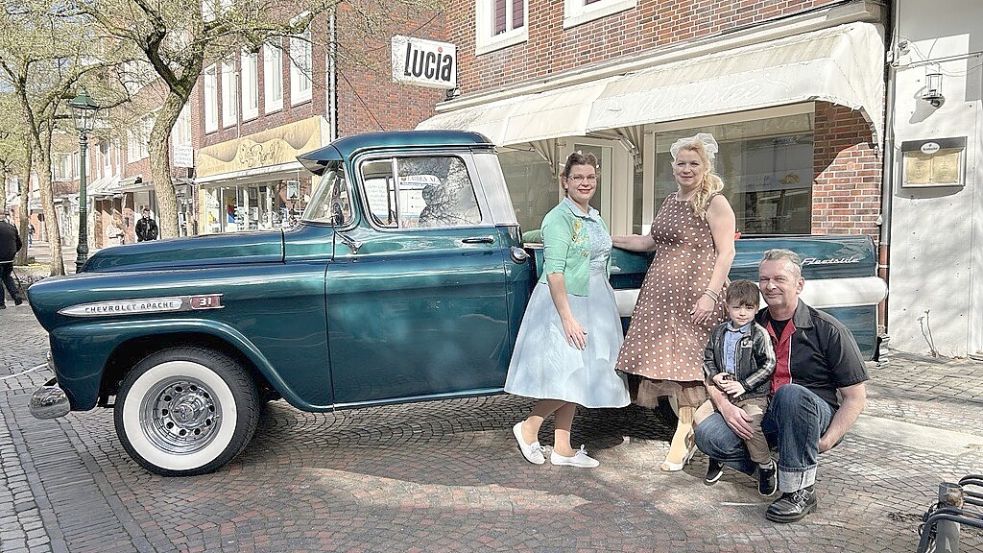 Ulrich Paletta und seine Familie sind im Oldtimer-Fieber. Foto: Weiden