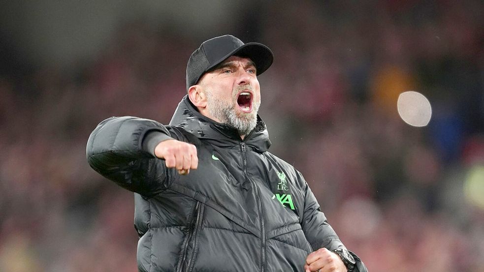 Trainer Jürgen Klopp wird den FC Liverpool nach dieser Saison verlassen. Foto: Peter Byrne/PA Wire/dpa