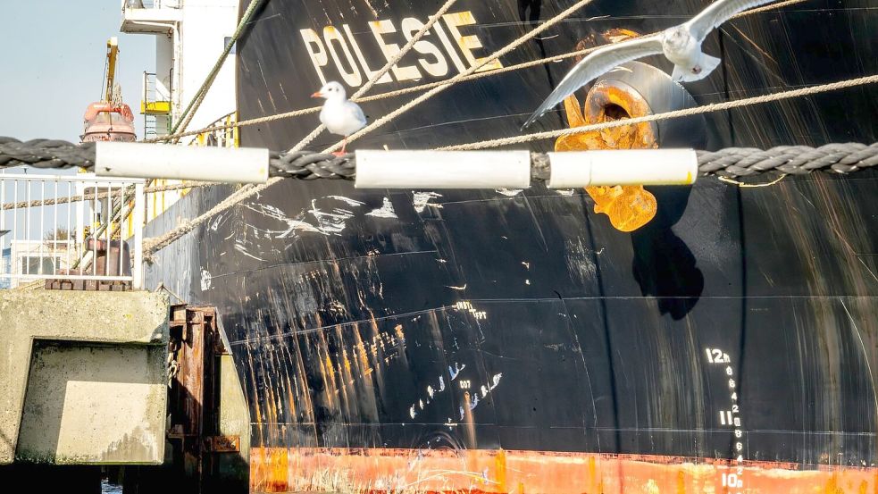 Nach dem Zusammenstoß mit der „Polesie“ war der Frachter „Verity“ in der Nordsee gesunken. Foto: Sina Schuldt/DPA