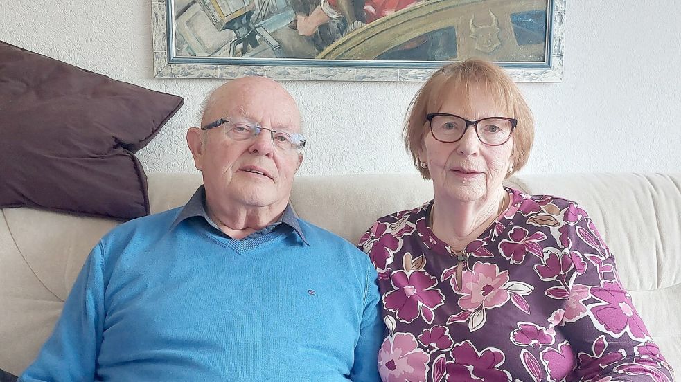 Dörk und Gisela Borrmann feiern am 10. April 2024 ihre diamantene Hochzeit. Foto: Hanssen