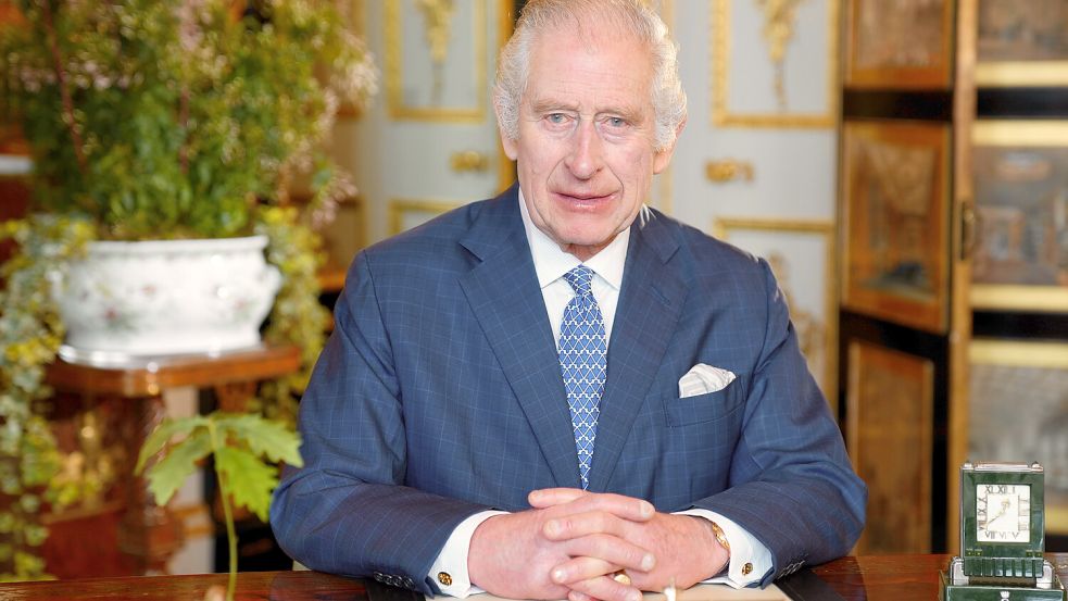 Botschaft König Charles III. Foto: dpa/Royal Household