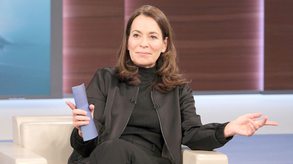 Im Dezember 2023 moderierte Anne Will zum letzten Mal bei der ARD. Foto: dpa/NDR/Wolfgang Borrs