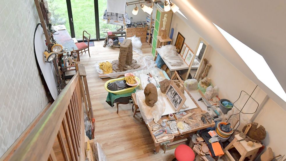 Ein Blick ins Dornumer Atelier. Foto: Ortgies