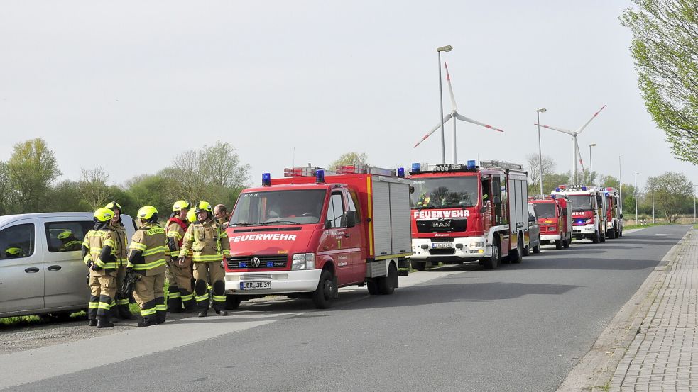 Die Feuerwehr sammelt sich unter anderem in Soltborg. Foto: Wolters