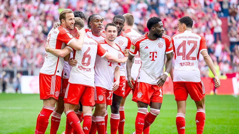 Die Bayern konnten die Titel-Entscheidung erst einmal vertagen. Foto: Tom Weller/dpa