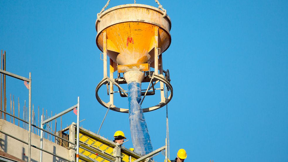 Beton ist ein unverzichtbarer Baustoff. Vor allem die eingesetzte Menge am Bau soll künftig aber um ein Vielfaches reduziert werden. Foto: dpa/Raphael Knipping