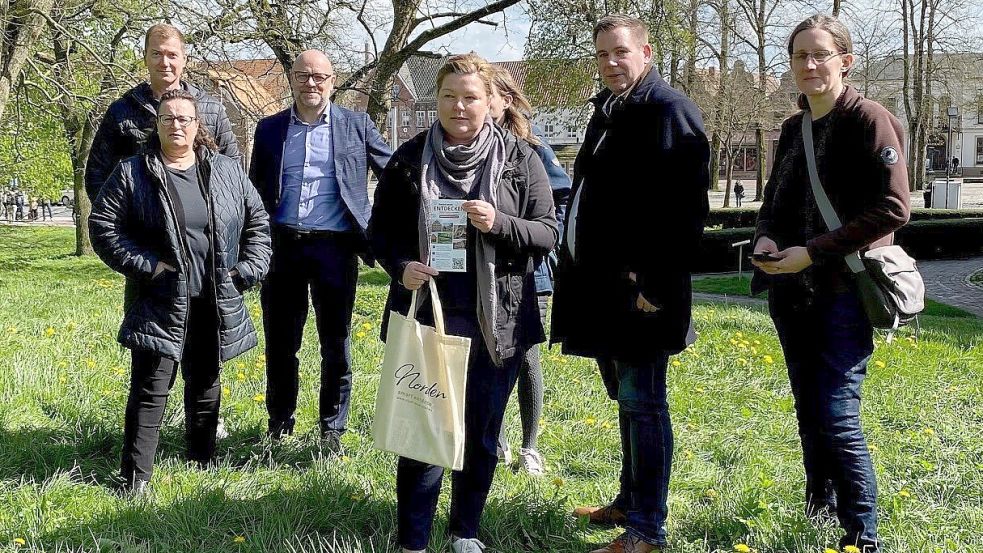 Nun offiziell freigeschaltet: Der Norder Entdeckerpfad. Foto: Stadt Norden