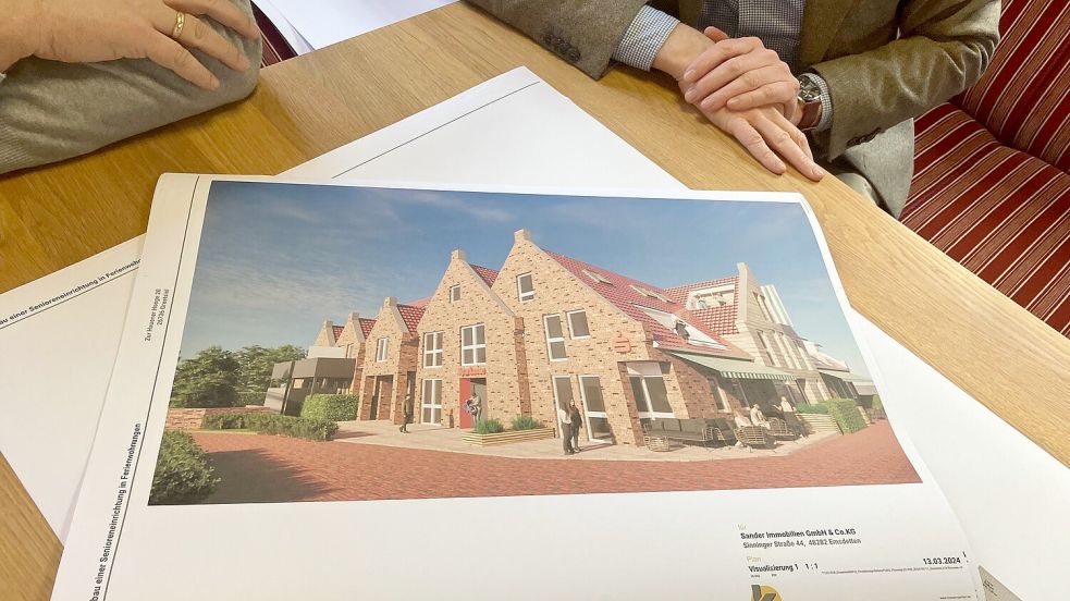 So soll das ehemalige Seniorenhuus nach den Vorstellungen von Investor und Inhaber Gunnar Sander künftig einmal aussehen. Eine Pflegeeinrichtung soll es dort nicht mehr geben. Foto: Archiv/Groenendaal