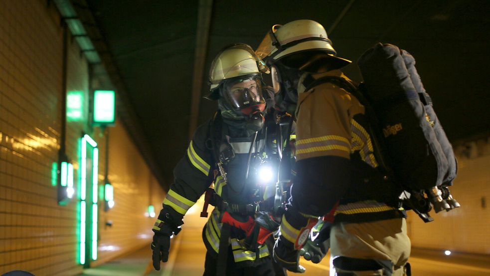 Der Einsatz im Tunnel ist speziell. Foto: Loger