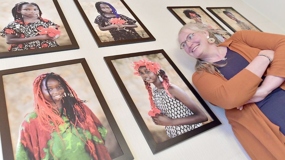 Einige der Kinder aus dem Dorf hat Maike Vará selbst fotografiert. Foto: Ortgies