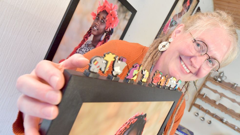 Die Ottifanten wurden Maike Vará aus ganz Deutschland zugeschickt. Foto: Ortgies
