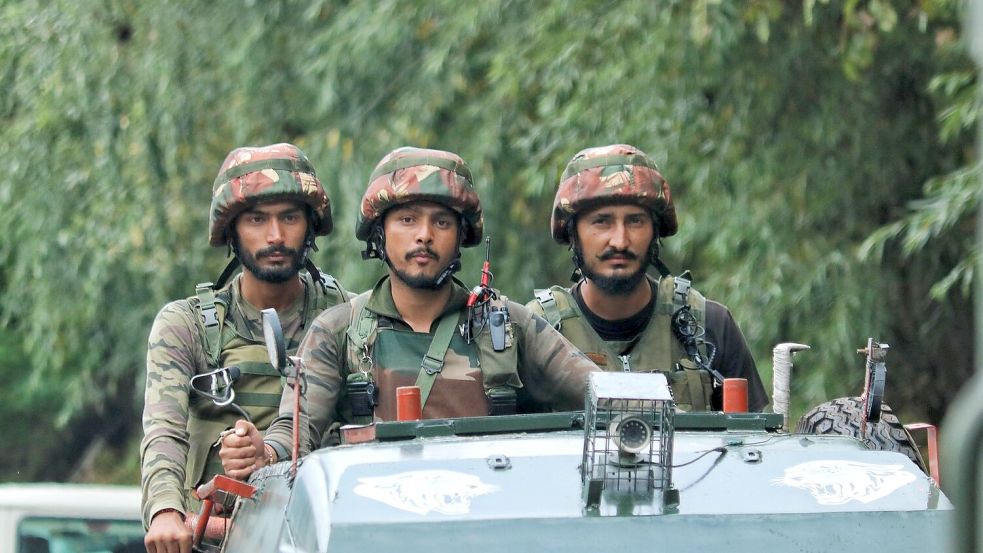 Soldaten der indischen Armee im Einsatz (Symbolbild). Foto: Firdous Nazir/eyepix/ZUMA/dpa
