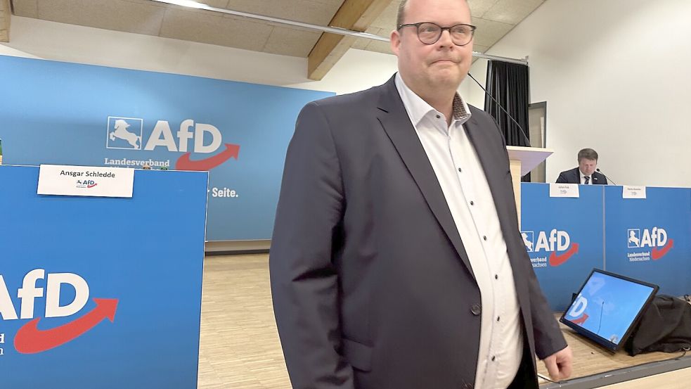 Ansgar Schledde ist neuer Vorsitzender der AfD in Niedersachsen. Foto: Lars Laue