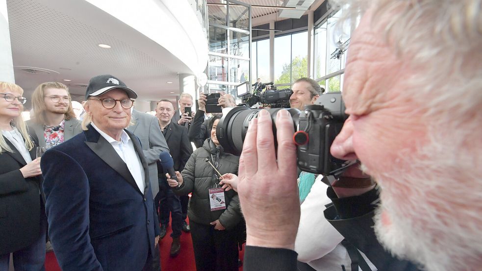 Ein allzeit beliebtes Fotomotiv: Otto Waalkes.