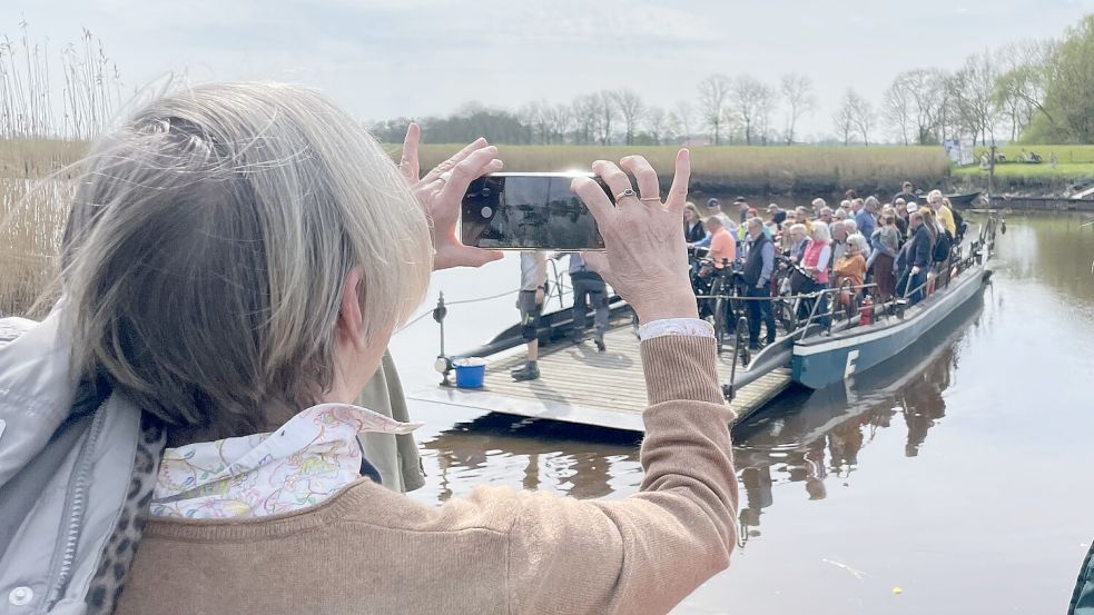 Die Pünte ist vor allem am Eröffnungstag ein beliebtes Fotomotiv. Foto: Nording/Archiv