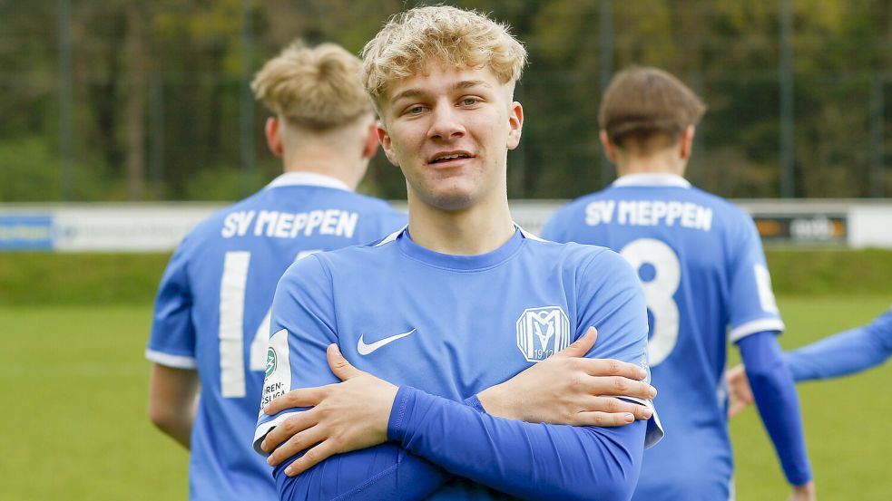 Der Wittmunder Colin Decker erzielte in der Bundesliga binnen sechs Minuten einen Hattrick. Foto: Picturepower/Scholz