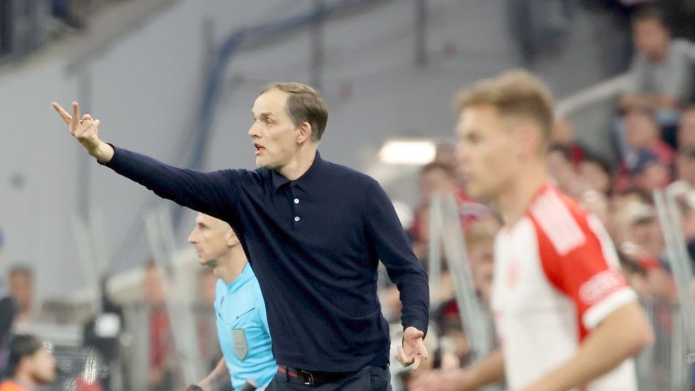 Bayern-Trainer Thomas Tuchel glaubt weiter an seine Mannschaft. Foto: Matthias Balk/dpa