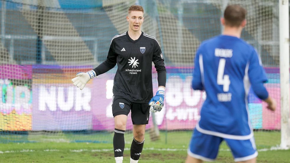 Marcel Bergmann hat gegen Hildesheim gut mitgespielt. Foto: Doden, Emden