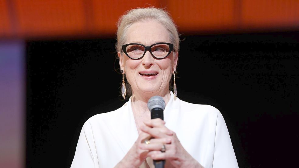 Meryl Streep wurde in Cannes mit der Goldenen Ehrenpalme ausgezeichnet. Foto: Vianney Le Caer/Invision/AP/dpa
