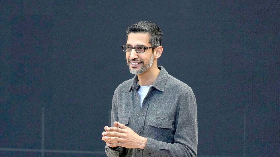 Google-Chef Sundar Pichai hat sich zum Film „Her“ geäußert. Foto: Jeff Chiu/AP/dpa