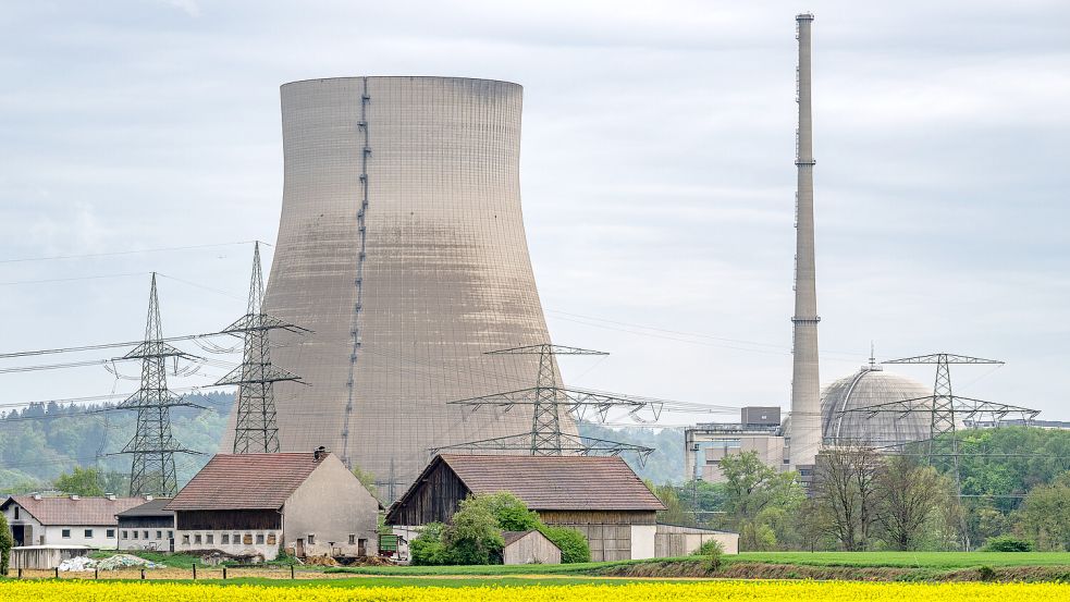 Am 15. April 2023 sind in Deutschland die letzten drei Atommeiler, darunter das AKW Isar 2, endgültig vom Netz gegangen. Foto: dpa/Armin Weigel