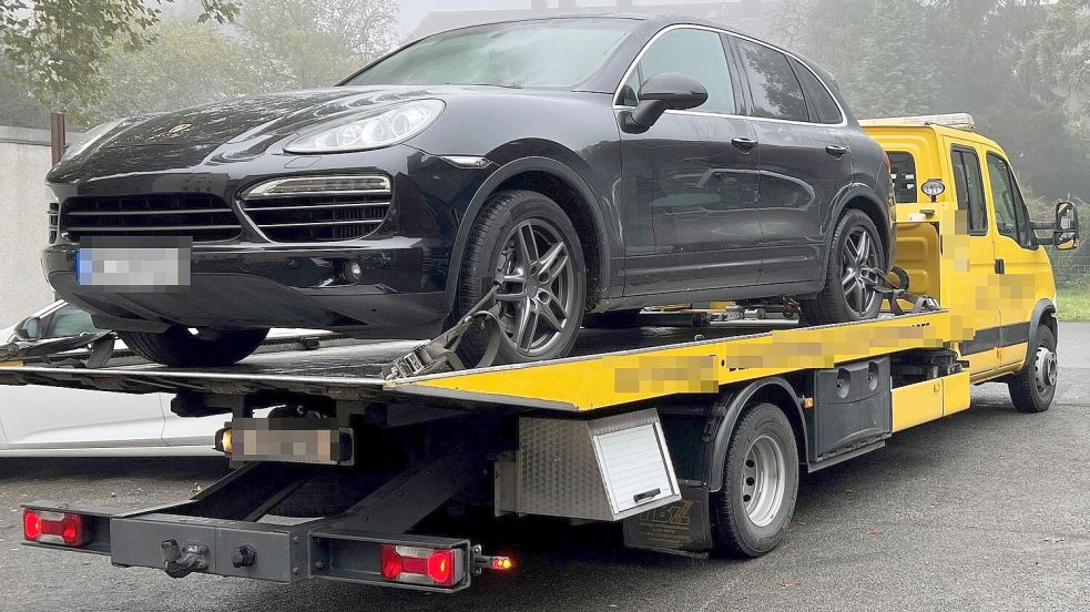 Ermittler schöpfen bei Kriminellen teilweise das Vermögen ab. Dabei werden auch Luxusautos wie dieser Porsche beschlagnahmt. Archivfoto: Polizei Essen/ Mülheim an der Ruhr