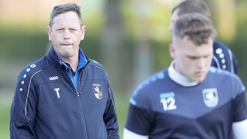 Ralf Backhaus machte seinem Team keinen Vorwurf, das in Schüttorf nochmal alles versuchte. Foto: Doden/Emden