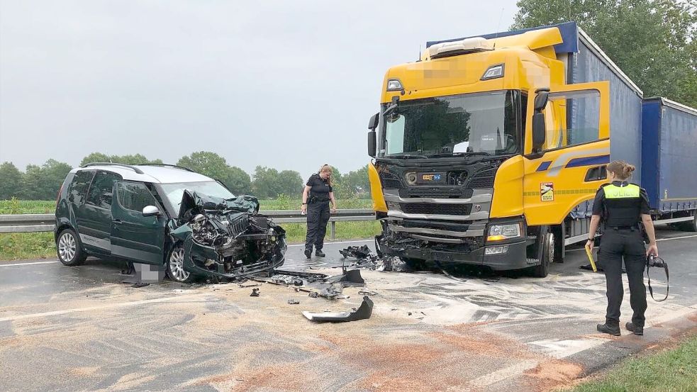 Der tödliche Unfall in Ulbargen wurde mit einem speziellen Verfahren dokumentiert. Foto: Archiv/Weymer