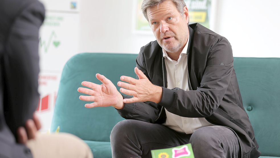 „Friedrich Merz hat gemerkt, dass die Union in den Ländern mehrheitlich mit den Grünen regiert“: Bundeswirtschaftsminister Robert Habeck. Foto: Staudt
